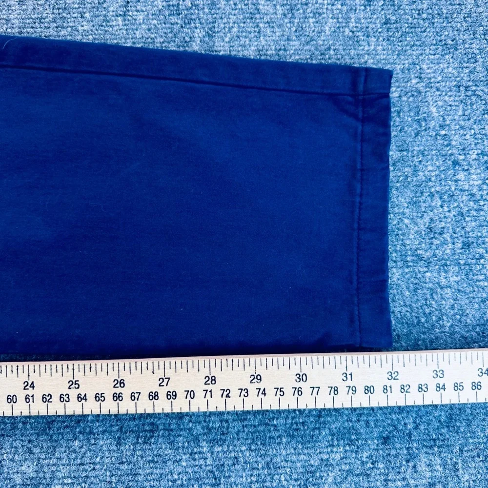 Johnnie-O Carmel 5-Pocket Chino Pants Men's 38x34 Navy Blue Stretch Straight Leg